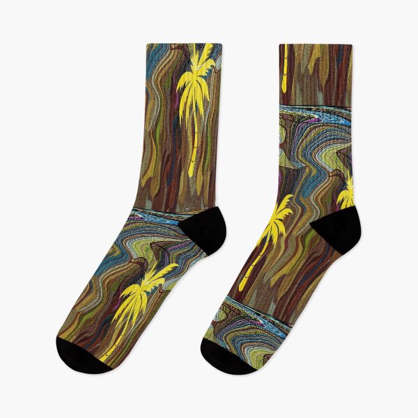 Item preview, palm tree and abstract design colorful designed and sold by hutofdesigns.