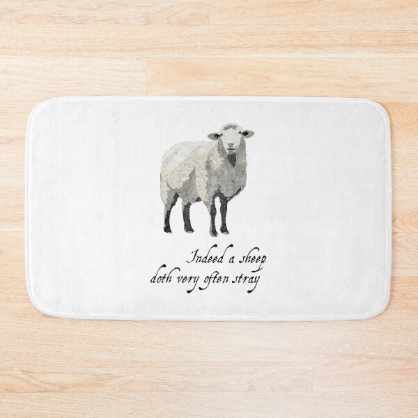 Item preview, Sheep - Shakespeare Quote - Laudea Martin designed and sold by Laudea Martin.