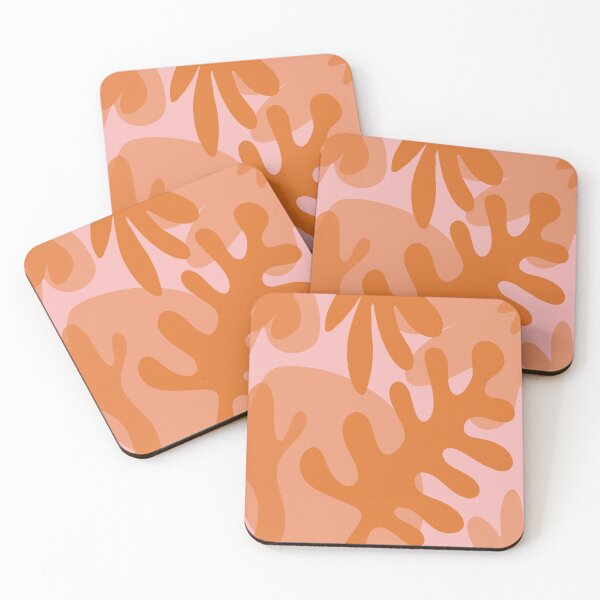 Item preview, Groovy Garden Pink and Orange Maximalist Abstract designed and sold by kierkegaard.