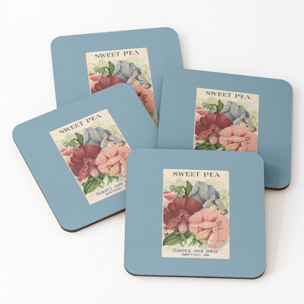 Item preview, Vintage SWEET PEA Seed Packet Artwork designed and sold by FuzzyHoney.