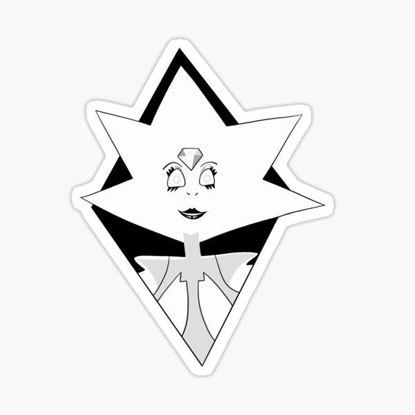 "White Diamond" Sticker by Lizard19283 Redbubble