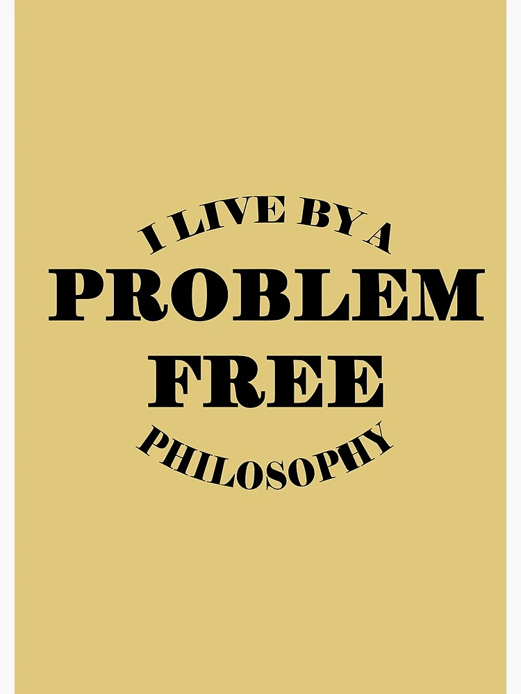 Thumbnail 3 of 3, Journal, Problem Free Philosophy designed and sold by CluLessDrafts.