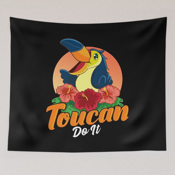 Item preview, Toucan Do It Funny You Can Do It Pun Happy Bird designed and sold by perfectpresents.