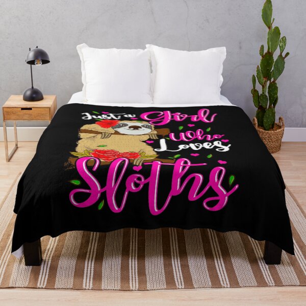 Item preview, Cute Just A Girl Who Loves Sloths designed and sold by perfectpresents.