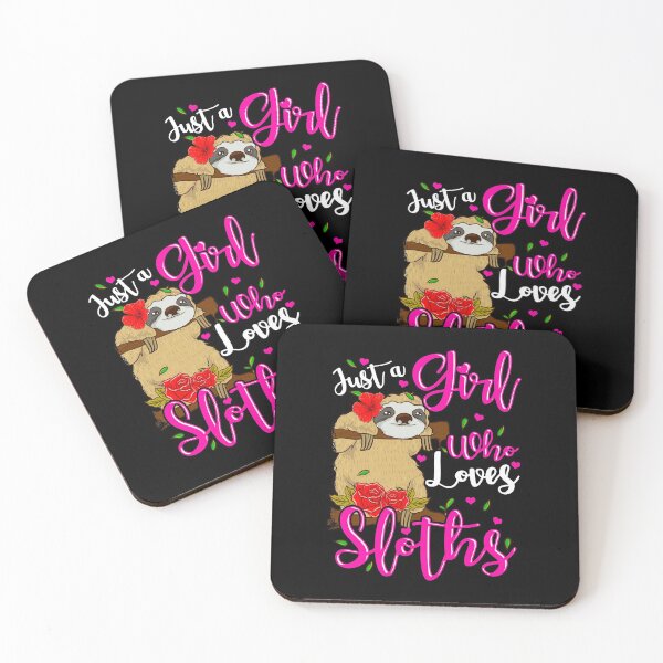 Item preview, Cute Just A Girl Who Loves Sloths designed and sold by perfectpresents.