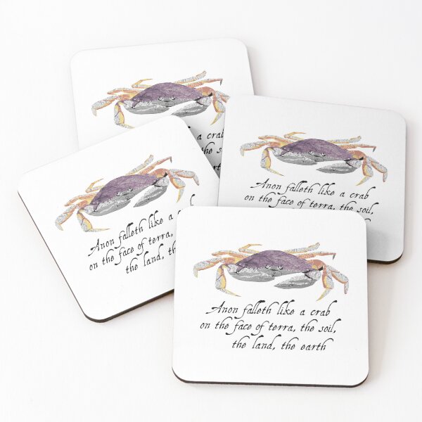 Item preview, Crab - Shakespeare Quote - Laudea Martin designed and sold by Laudea Martin.