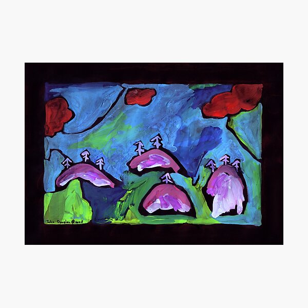 Midnight Garden cycle7 5 Photographic Print