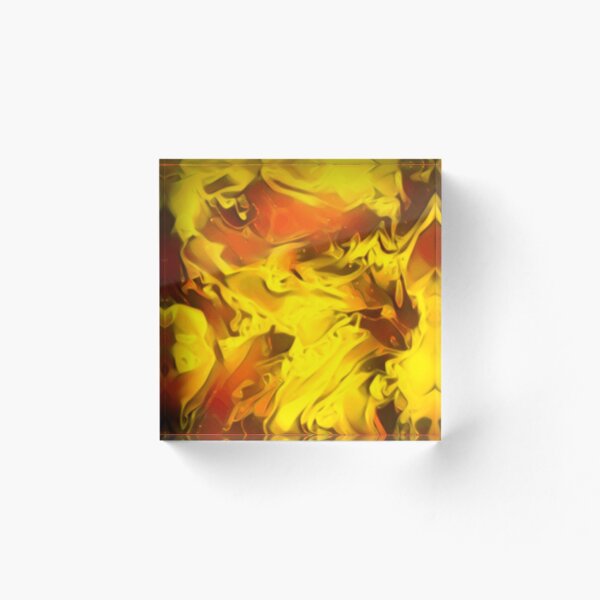 Item preview, Honey Glaze - gold orange red auburn abstract swirls designed and sold by JaycraveDesigns.