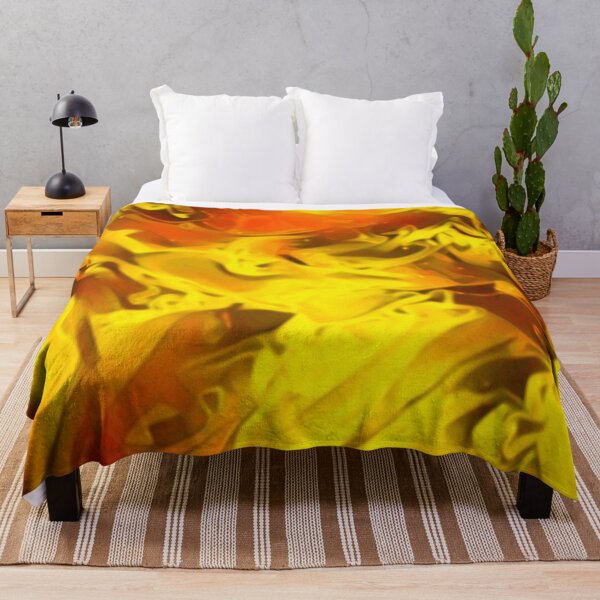 Item preview, Honey Glaze - oro naranja rojo rojizo remolinos abstractos designed and sold by JaycraveDesigns.