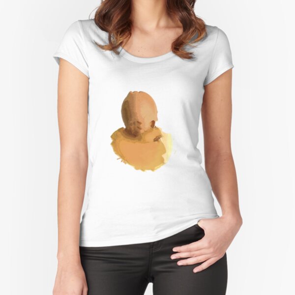 Broken egg its no Yolk Fitted Scoop T-Shirt