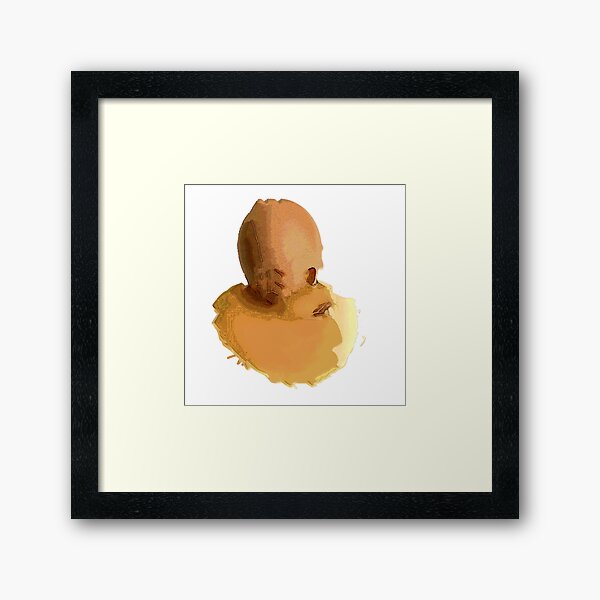 Broken egg its no Yolk Framed Art Print