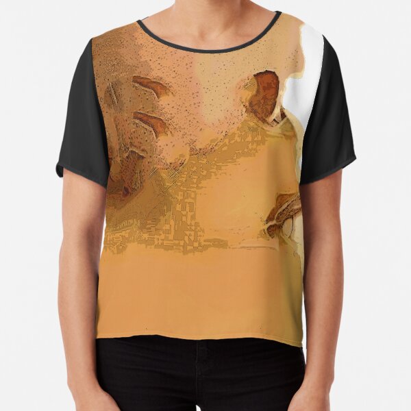 Broken egg its no Yolk Chiffon Top