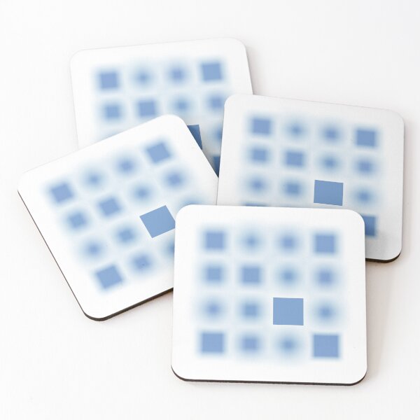 Item preview, Focused series squares light blue designed and sold by lathspell.