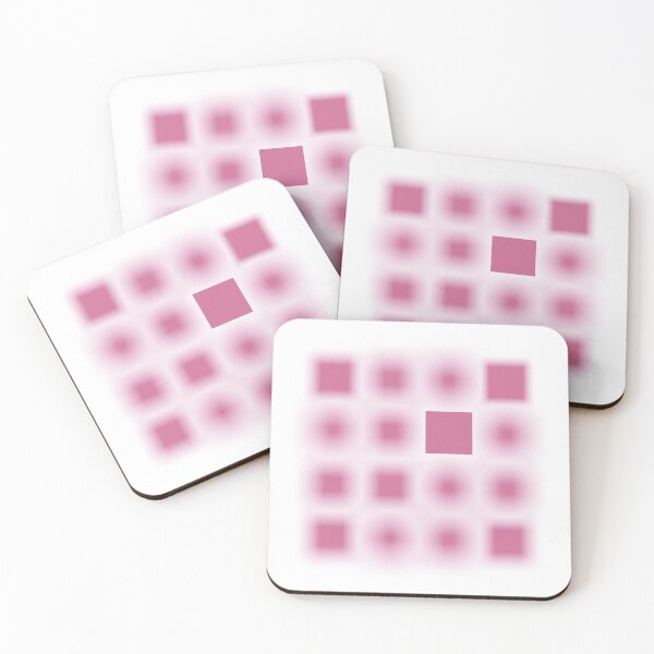 Item preview, Focused series squares pink designed and sold by lathspell.