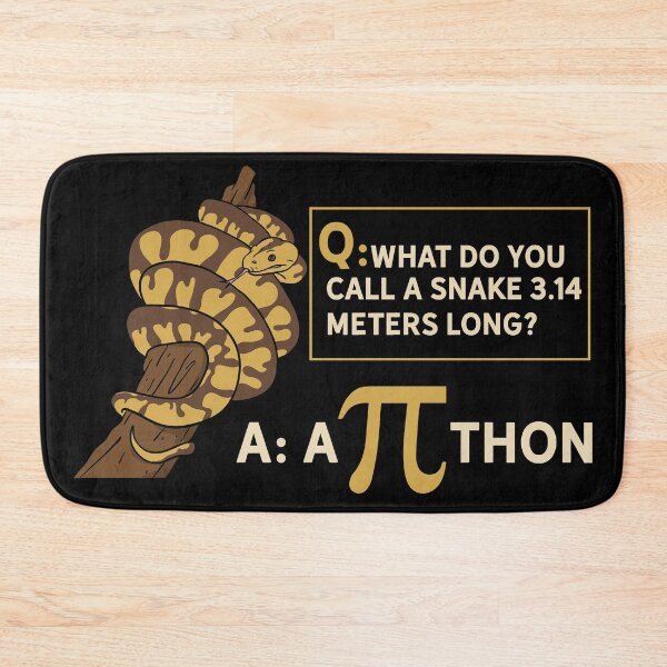 Item preview, Funny Math Humor Pi Day Algebra - Python Snake   designed and sold by Sandra78.