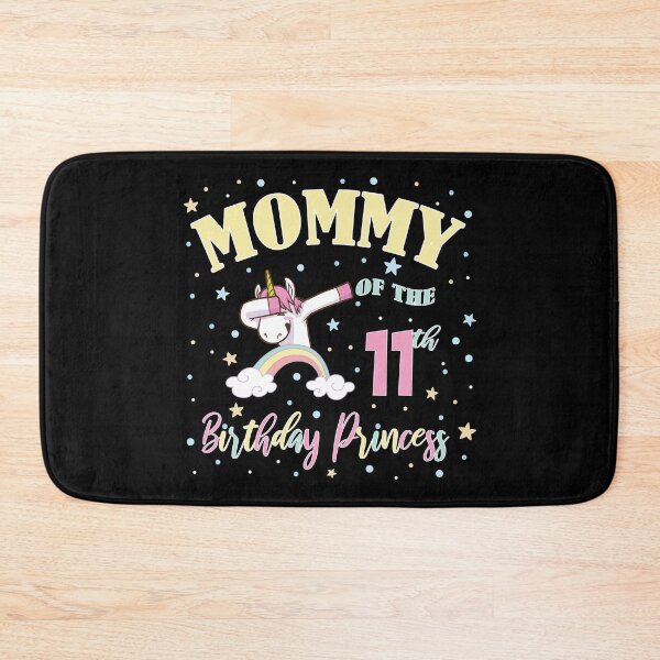 Item preview, Mommy Of The 11th Birthday Princess 11 Year Old Unicorn Mom graphic designed and sold by Grabitees.