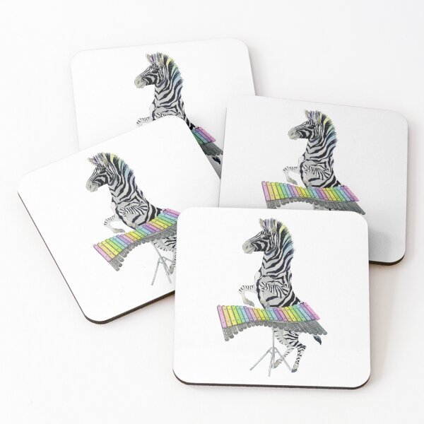 Item preview, Zebra Playing a Xylophone designed and sold by AuntieBetty.