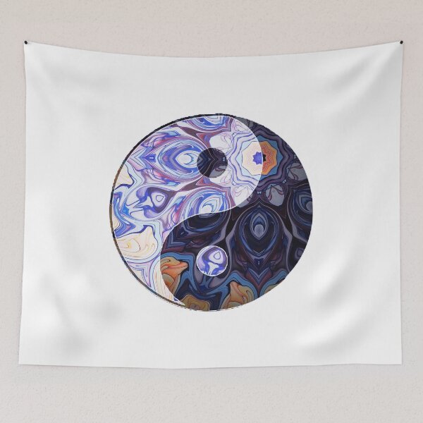 Item preview, Blooming Flower Yin Yang designed and sold by Michell Rosenthal.
