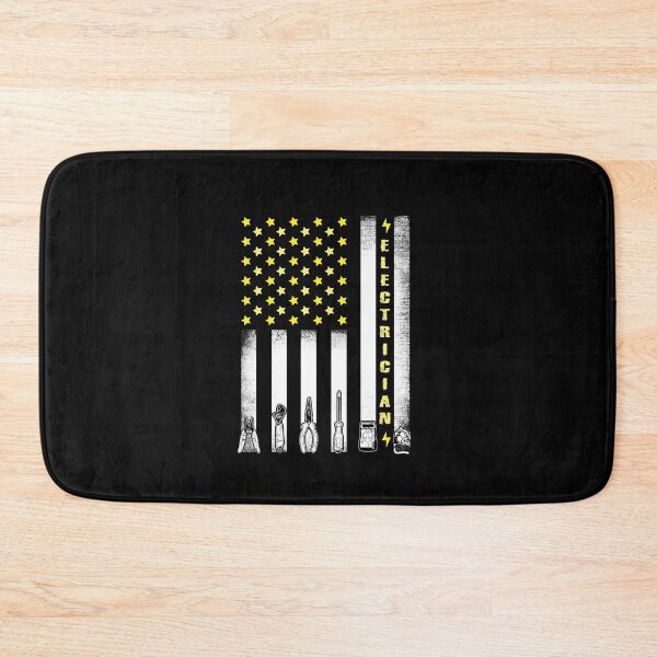 Item preview, Patriotic Electrician American Flag designed and sold by Captain Mood.