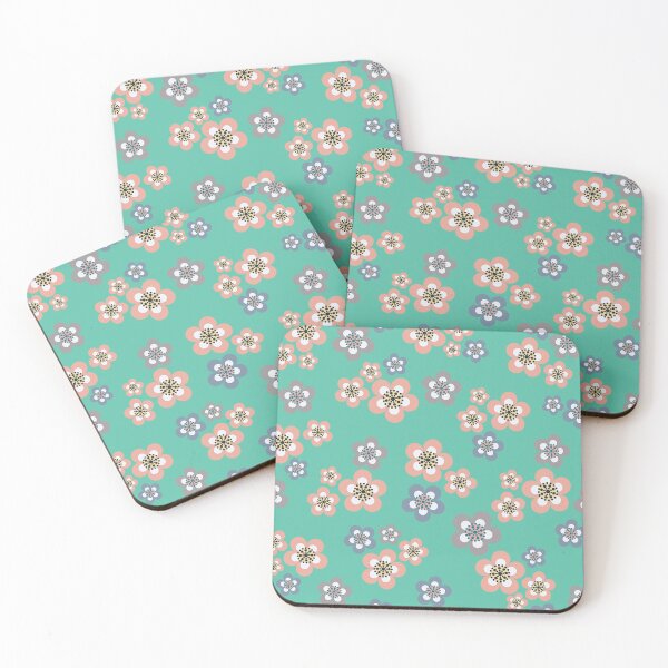 Item preview, Ditsy Floral Pattern Biscay Green designed and sold by NadineLeemeijer.
