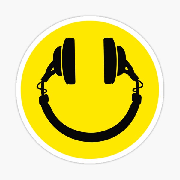 headphones Sticker