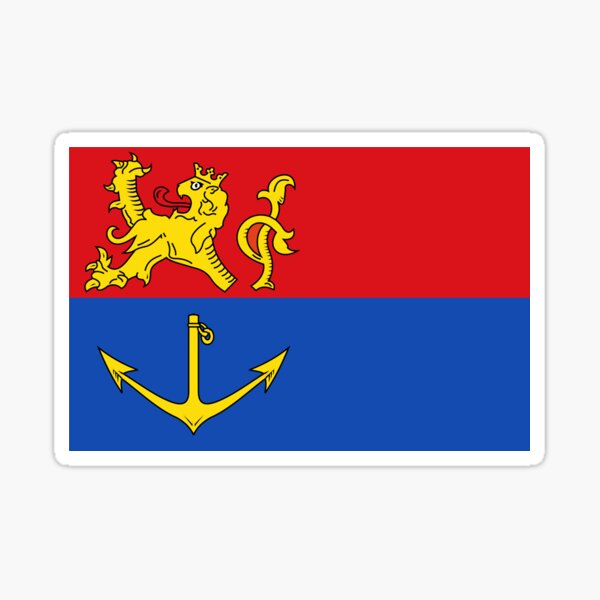 Flag of Venlo, Netherlands Sticker