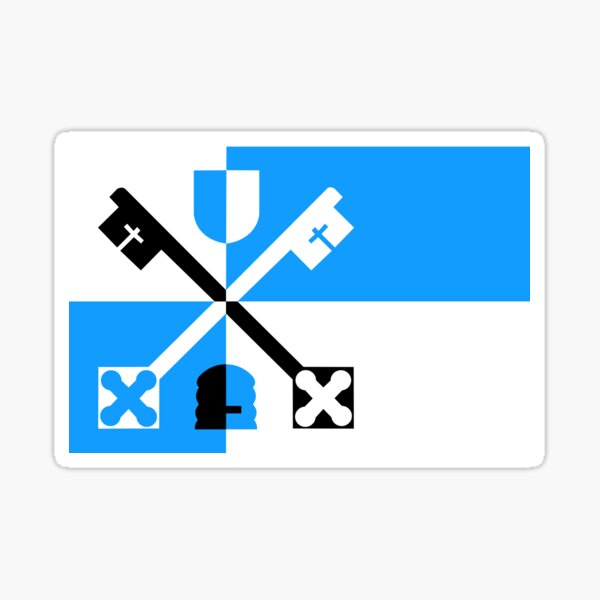 Flag of Venray, Netherlands Sticker