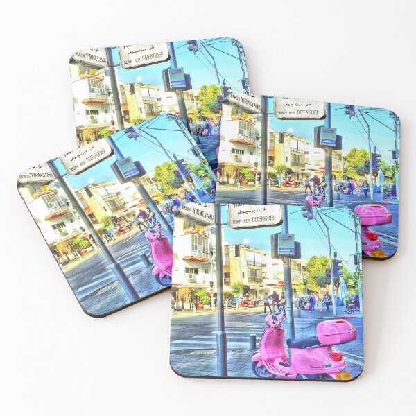 Item preview, Dizengoff & Yirmeyahu TLV Street Signs designed and sold by TLV Street Signs.