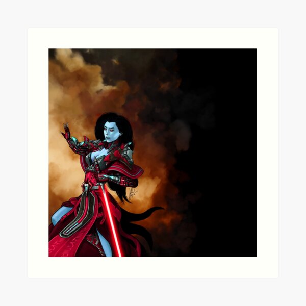 Chiss Sith Inqusitor Art Print