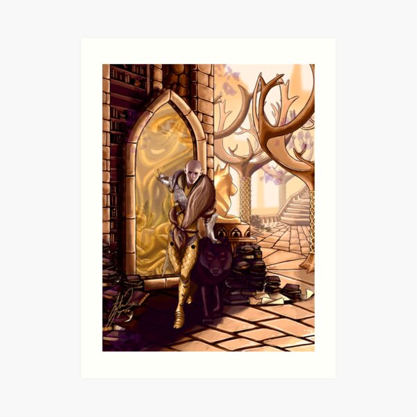 Solas leaves V2 Art Print