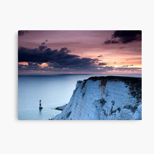 Sunset over Beachy Head Canvas Print