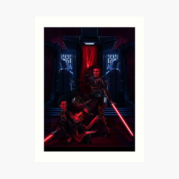 Sith dueling Art Print