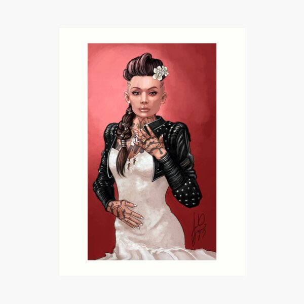 Jack's wedding dress. Art Print