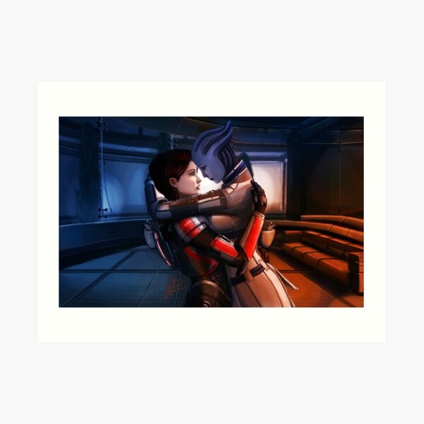 Safe in your arms. Art Print