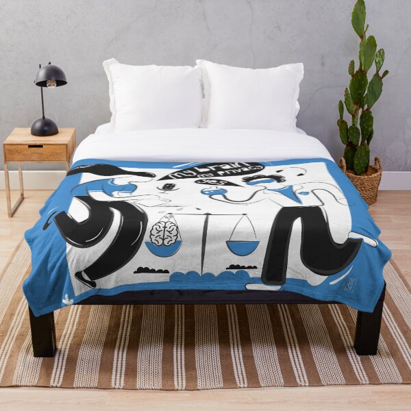 Brain Privacy Throw Blanket