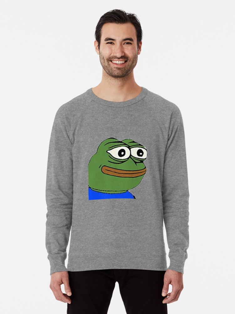 Yep Twitch Emote High Quality Lightweight Sweatshirt By Twitchemotes Redbubble