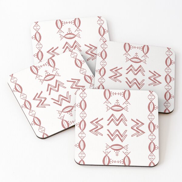 Item preview, African Heritage Chalk Lips and V shape off white designed and sold by NadineLeemeijer.