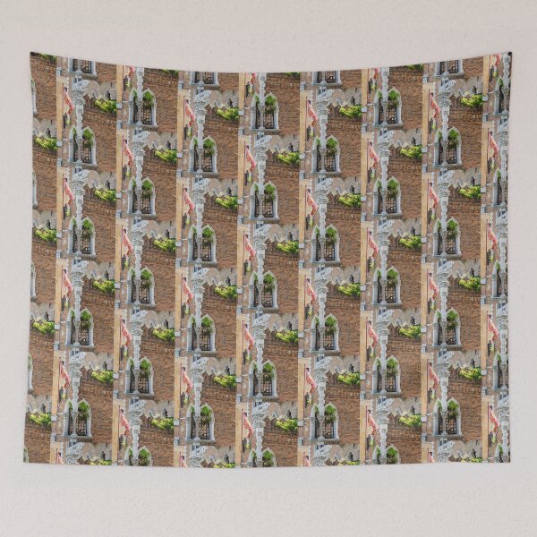 Item preview, Classic Venetian - Flamboyant Gothic Corner Windows of a Palace Garden  designed and sold by Georgia Mizuleva.