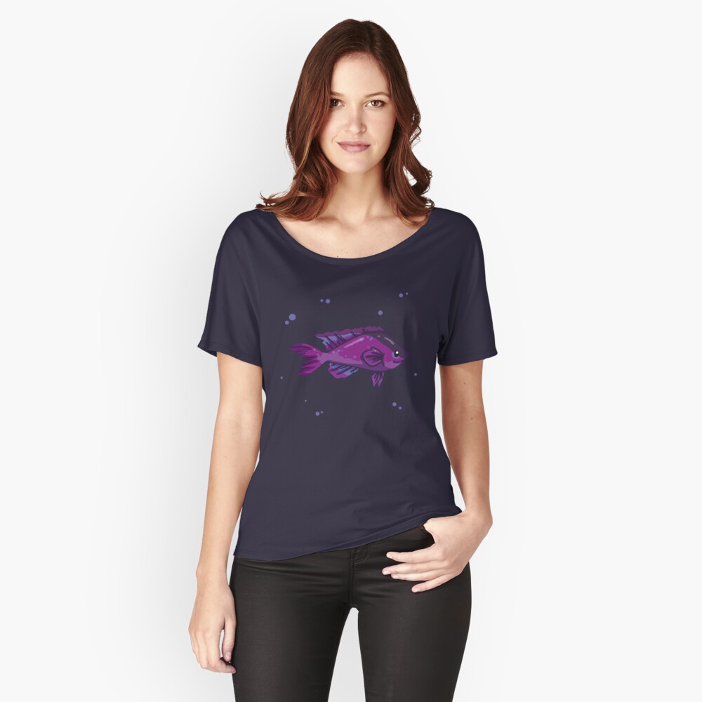 Black Cap Basslet Relaxed Fit T-Shirt