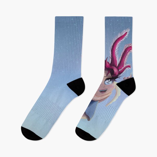 Item preview,   Axolotl Girl en el mar designed and sold by schwebewesen.