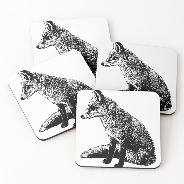 Item preview, Red fox print image designed and sold by megcw.
