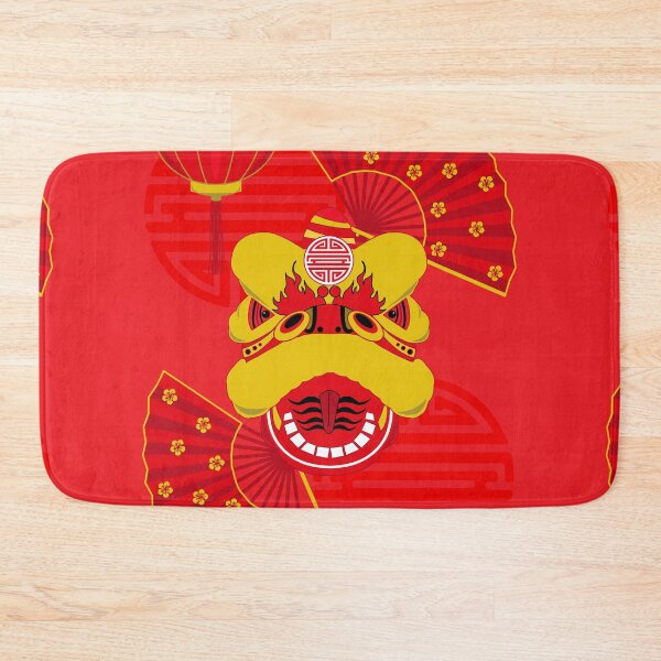 Item preview, Chinese Dragon Dance Fans New Year Design designed and sold by HotHibiscus.