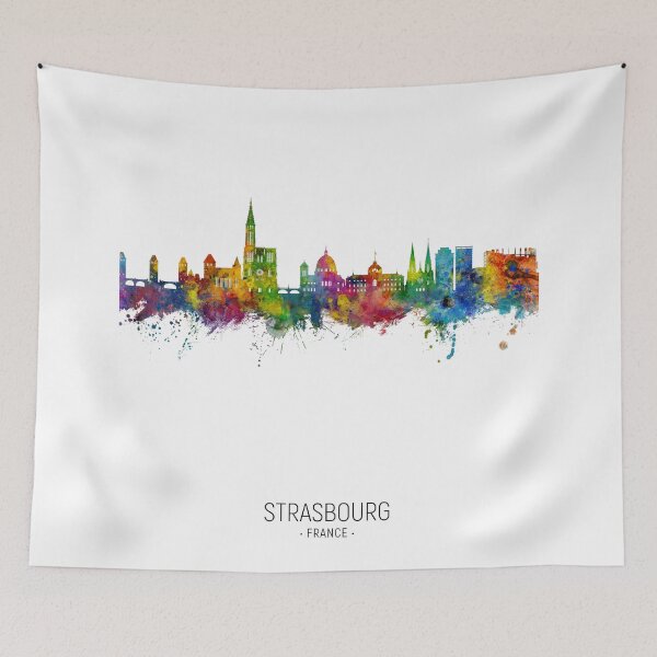 Item preview, Strasbourg France Skyline designed and sold by ArtPrints.