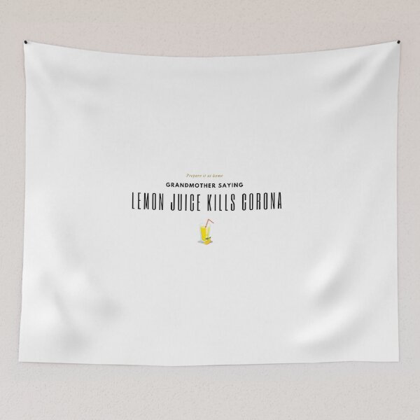 Item preview, Lemon Juice Kills Corona designed and sold by Ninababel.