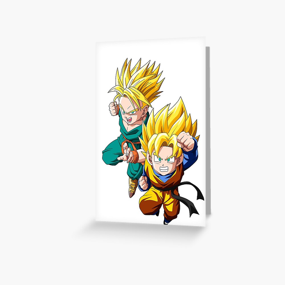 "trunks goten" Greeting Card for Sale by Frag57 Redbubble