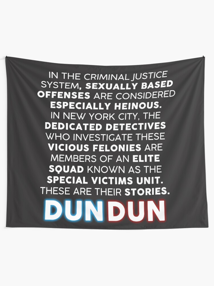 "SVU Opening Speech" Tapestry by teamasthers Redbubble