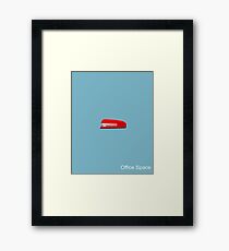 Office Space Minimal Framed Print