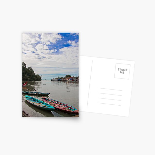 Boat harbour, Padang Postcard