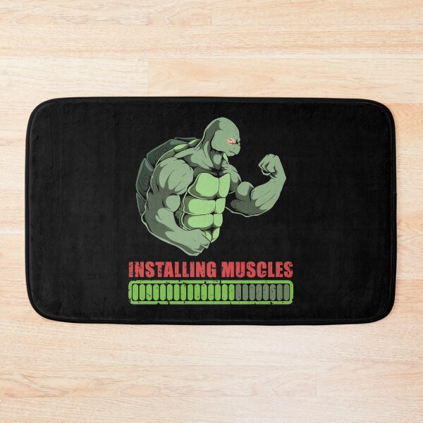 Item preview, Installing Muscle Turtle Working Out Muscle Gains designed and sold by fatamyfan1.