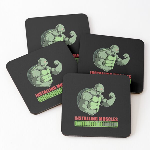 Item preview, Installing Muscle Turtle Working Out Muscle Gains designed and sold by fatamyfan1.